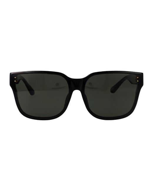 Linda Farrow Black Sunglasses