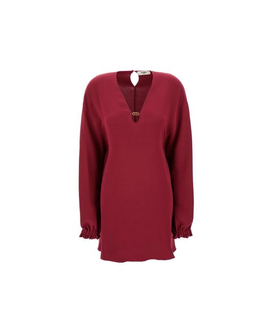 Fendi Red Short Dresses