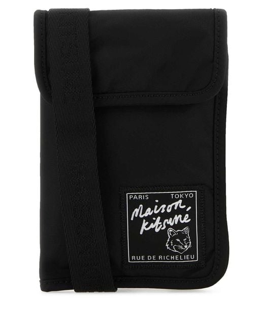 Maison Kitsuné Black Shoulderbags for men
