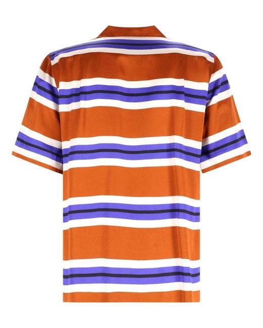 Dries Van Noten Blue Shirt Carltone