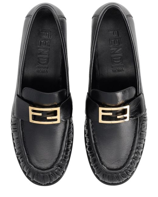 Fendi Black Moccasin "Baguette"