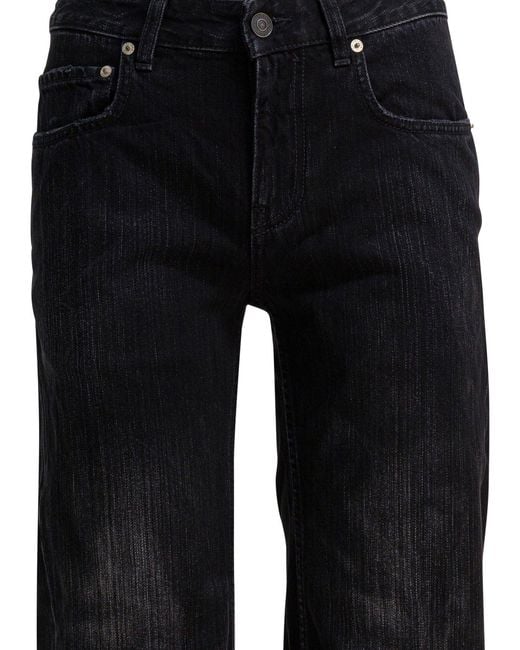 Balenciaga Black Wide Leg Jeans