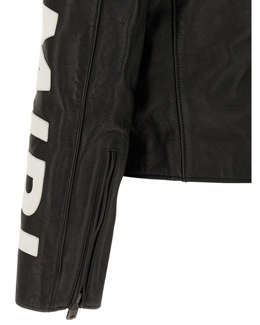 Amiri ' Patch Racer' Jas in het Black voor heren