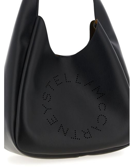 'Hobo' grand sac à bandoulière Stella McCartney en coloris Black