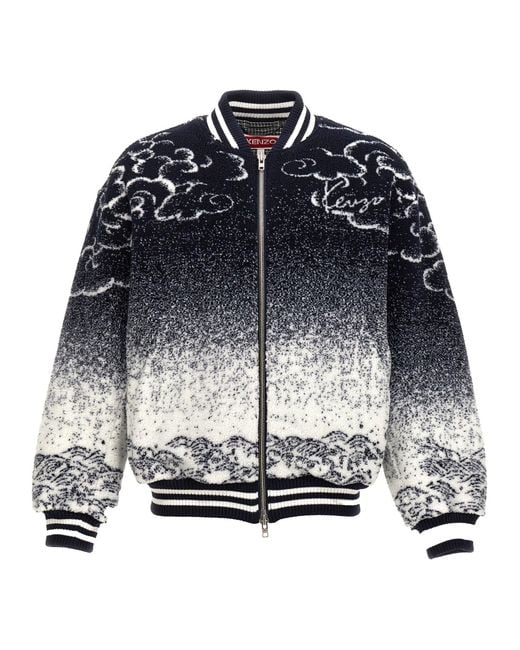' Cloud Tiger' Bomber Jacket KENZO pour homme en coloris Blue