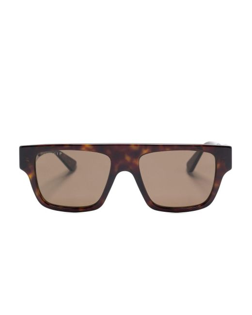 Gucci Brown Rectangular Shape Sunglasses