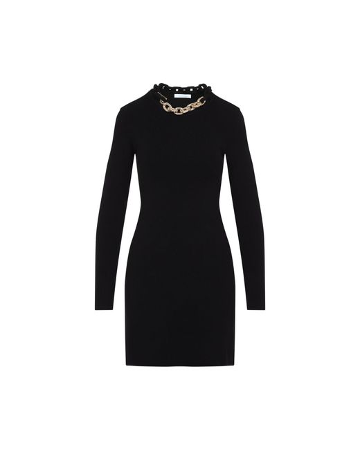 Rabanne Black Silk Mini Dress