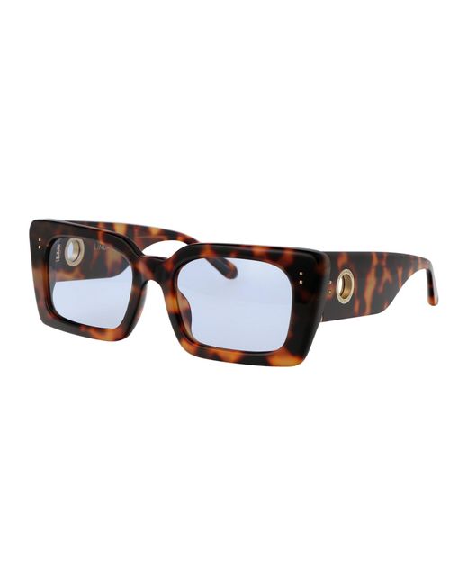 Linda Farrow Black Sunglasses
