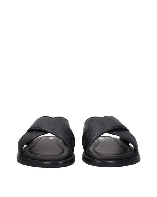 Dior Black Ciabatte E Zoccoli Alias Uomo Pelle Nero for men