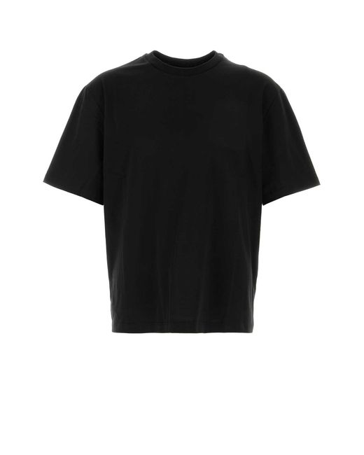The Row Black Cotton Errigal T-Shirt