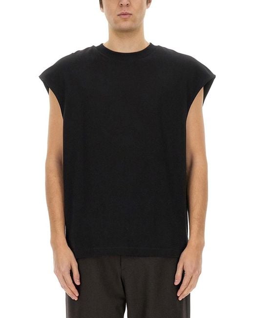 Dries Van Noten Black Cotton Tshirt