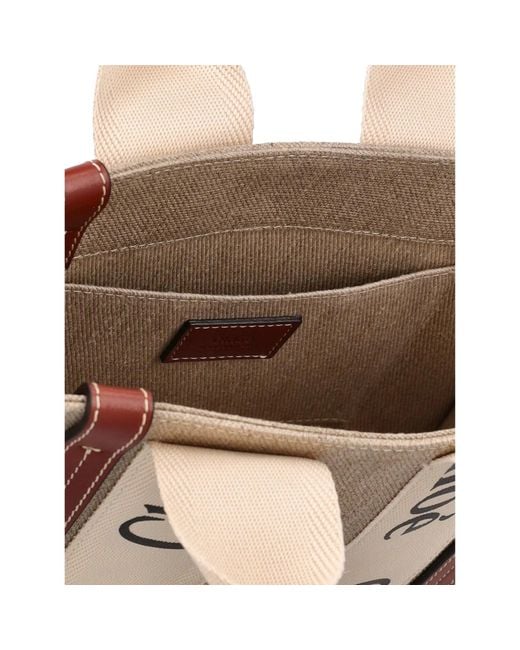 Chloé Chloe 'woody Small Tote Bag in het Pink