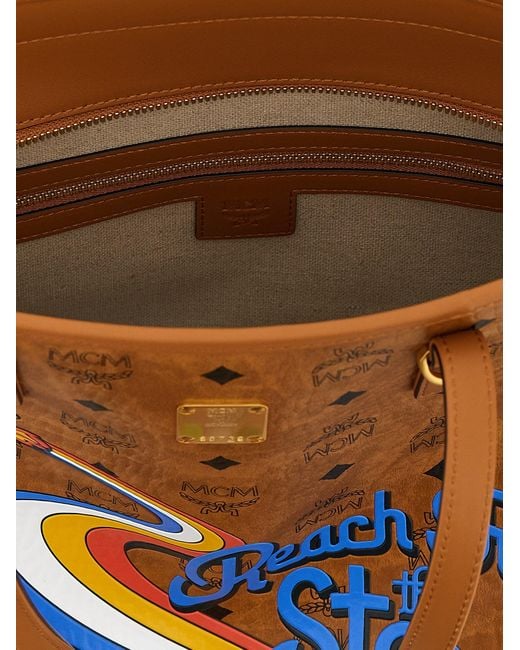 MCM Blue Small 'Toni' Einkaufstasche