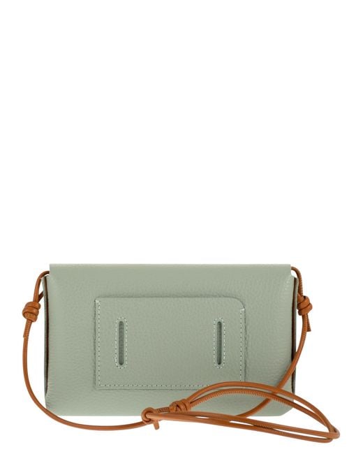 Zanellato Green Postina Lettera Small Leather Bag