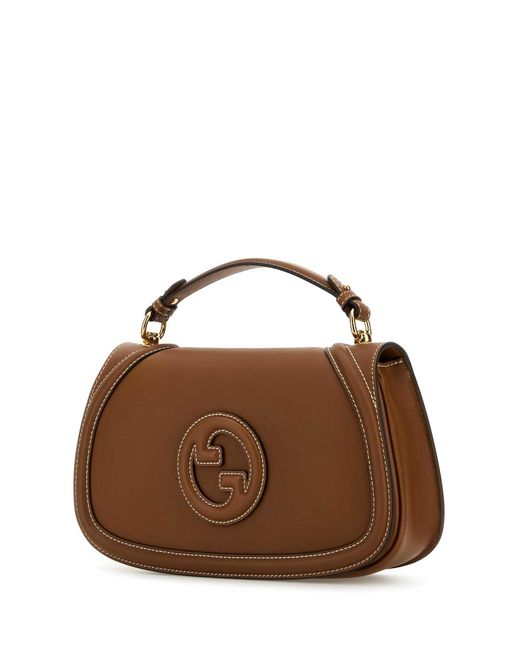 Gucci Brown Caramel Leather Blondie Handbag
