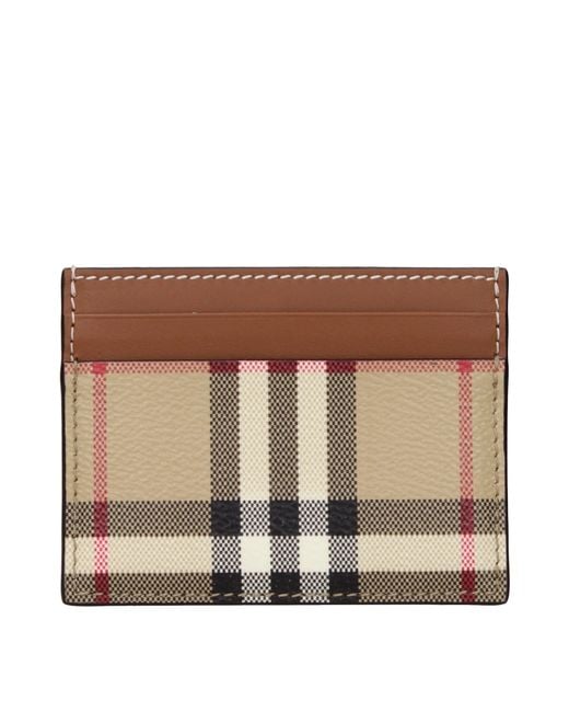 Burberry Brown Document Holder Fabric