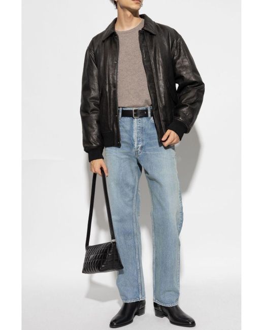 Saint Laurent Gray Cashmere Sweater for men