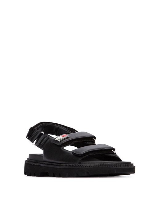 Tommy Hilfiger Black Sandali