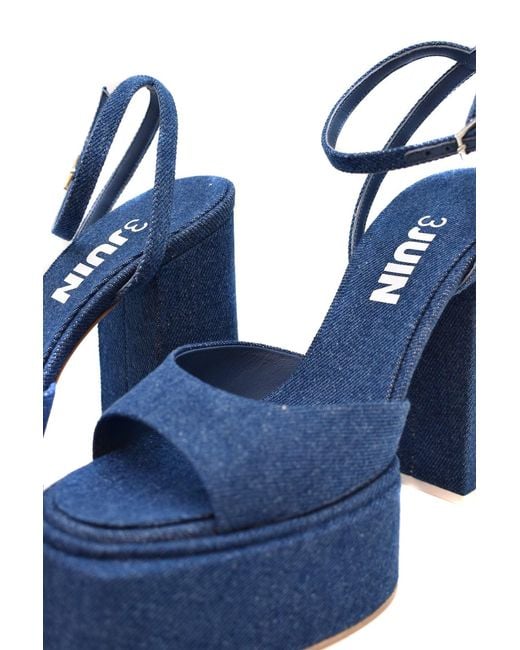 3Juin Blue Sandals