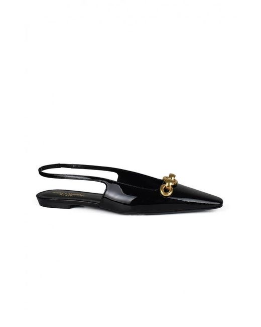 Saint Laurent Black Ballet Flats Blade