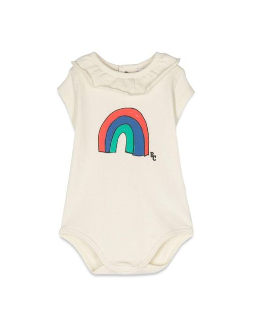 Bobo Choses White Baby Ruffle Collar Body