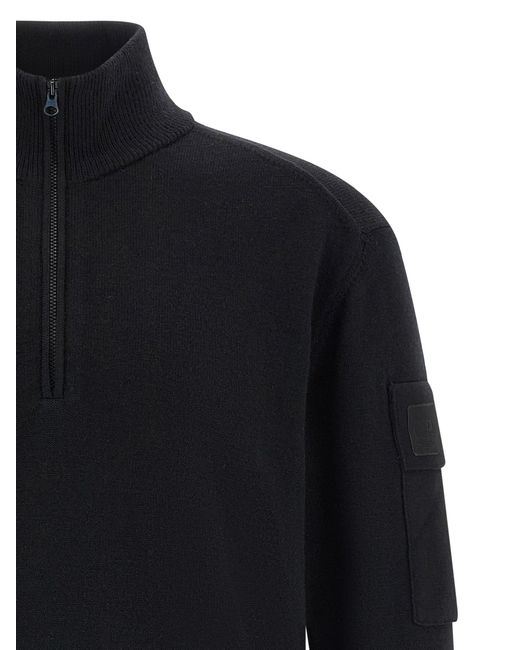 C P Company Half Zip Sweater in Blue für Herren