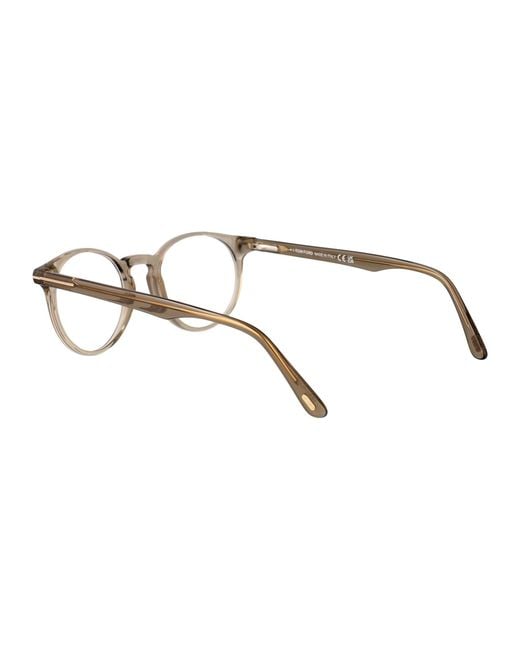 Tom Ford Brown Round Optical Ft5557 B 045