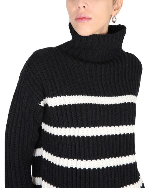 Stefano Mortari Black Turtleneck Shirt
