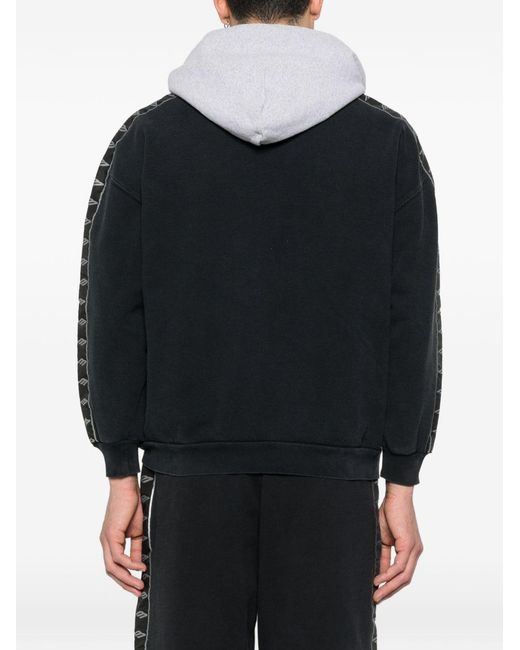 Balenciaga Black Cotton Hoodie for men
