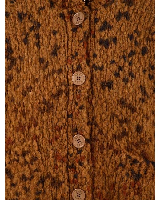 Akep Brown Jackets Multi Colour
