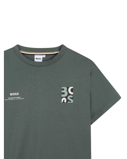 Boss Green T-Shirt Con Logo