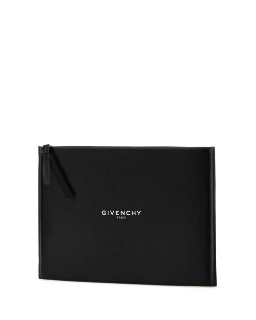 Givenchy Black Padded Antigona Pouch for men