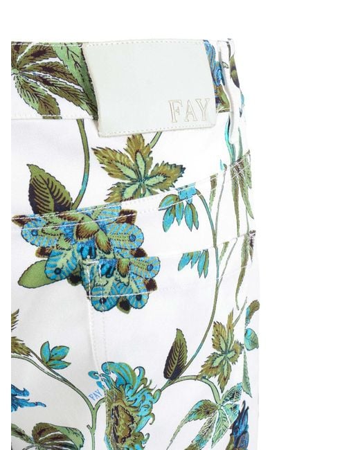 Fay Blue Fae Pants With Pockets And Nerves