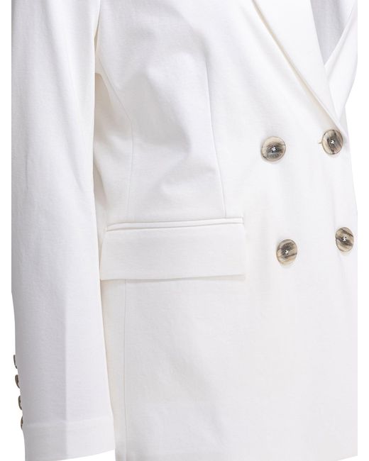 Blazer croisé Herno en coloris White