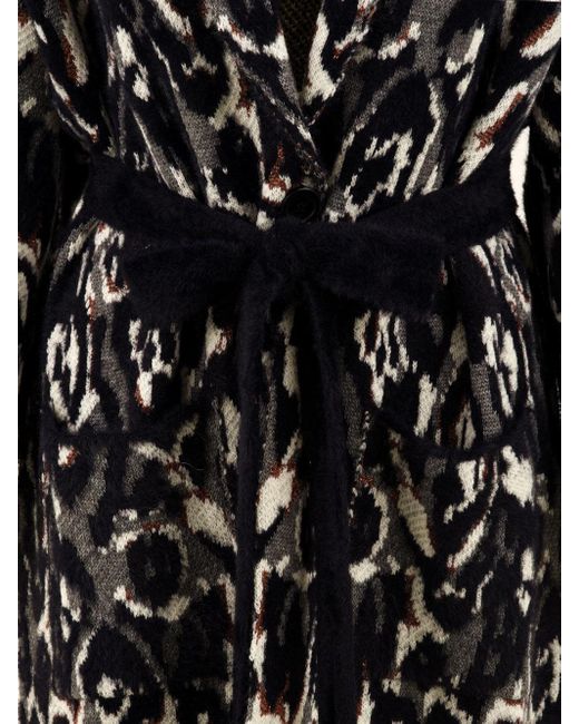 Akep Black Coats Multi Colour