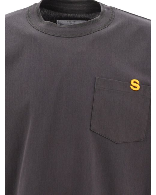 Sacai Trikot -T -Shirt in Gray für Herren