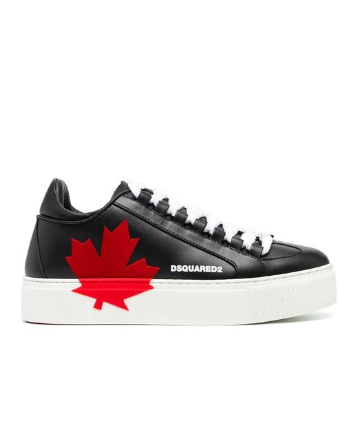 DSquared² Black Canadian Team Sneakers
