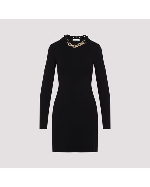 Rabanne Black Silk Mini Dress