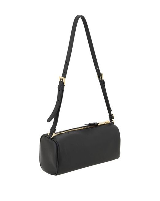 Prada Black Triangle Logo Shoulder Bag