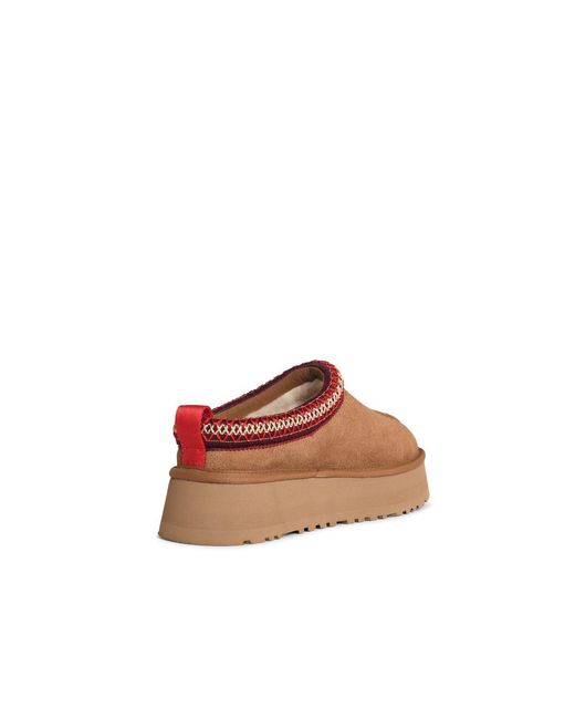 Ugg Brown 'Tazz Ii' Chestnut Suede Slippers
