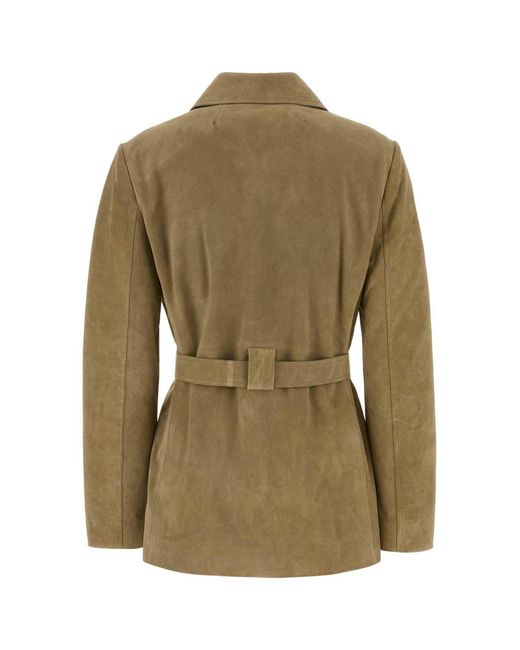 Tory Burch Green Giacca Suede