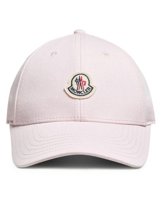 Moncler Baseballpet in het Pink