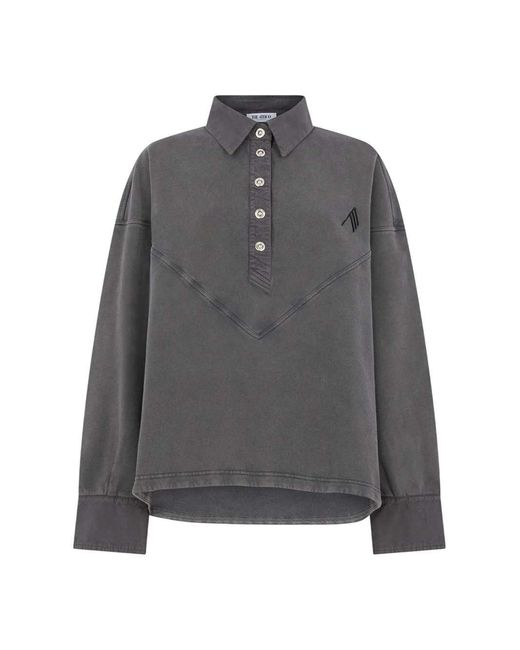 The Attico Gray Vintage Sweatshirt