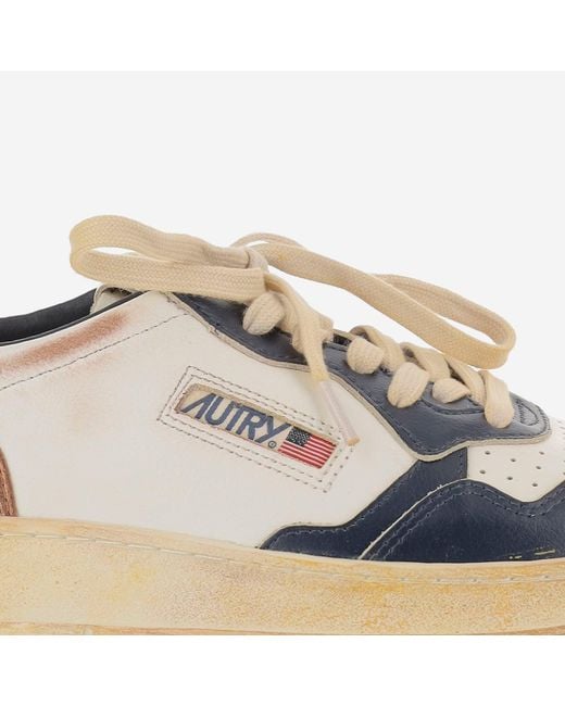 Autry Multicolor Medalist Low Super Vintage Sneakers for men