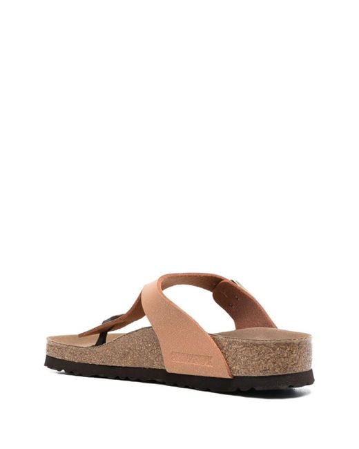 Birkenstock Brown Gizeh Veg, Birkibuc Shoes