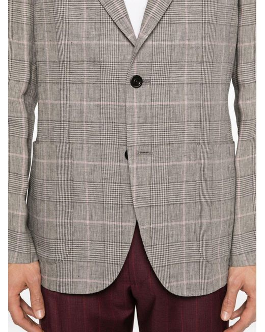 Boglioli Gray Line Double-Breasted Jacket