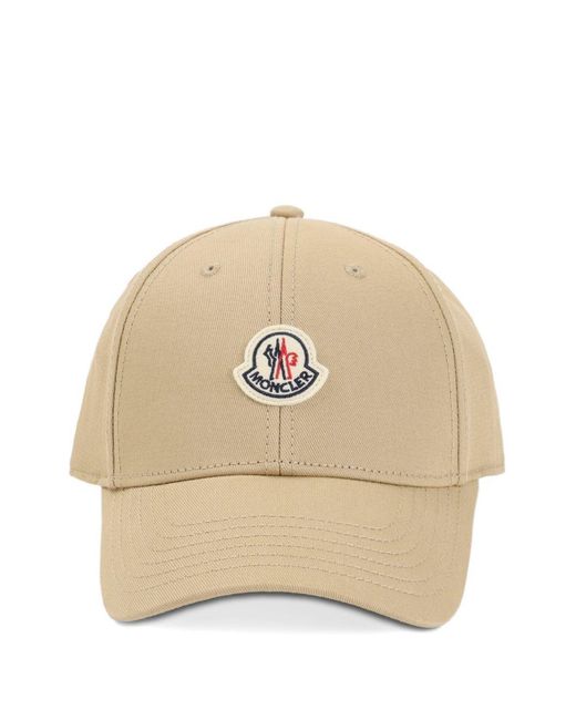Moncler Natural Logo Baseball Cap