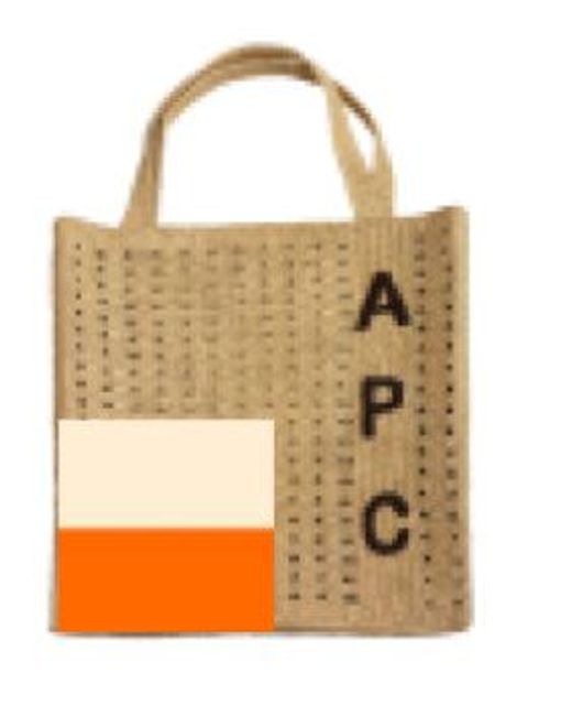 Bolsas.. A.P.C. de color Natural