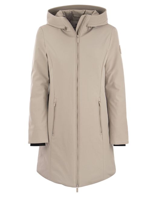 Firth Softshell Parka di Woolrich in Natural