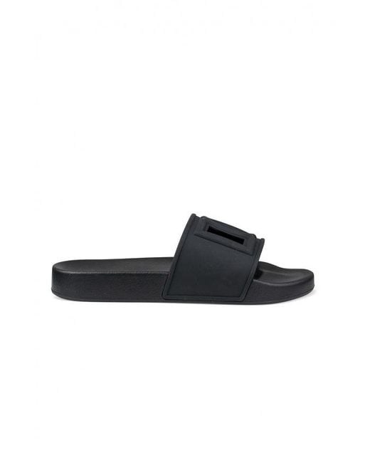 Dolce & Gabbana Black Dolce&Gabbana Slides for men